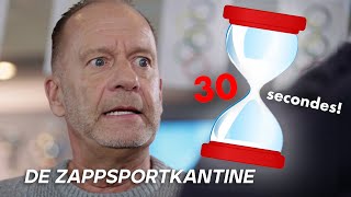 ZO WIN JE MET 30 SECONDS😱  De Zappsportkantine  Sketch [upl. by Akilam]