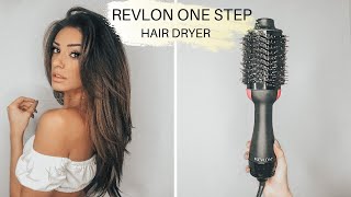 REVLON ONESTEP HAIR DRYER  Review amp Tutorial [upl. by Ahsieit]