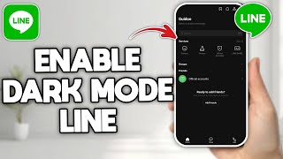 How to Enable Dark Mode on LINE  Tutorial [upl. by Hume]