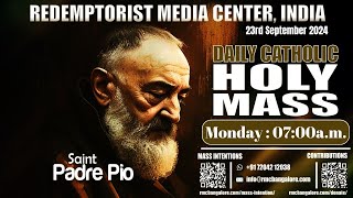 Catholic Holy Mass  Saint Padre Pio  23rd September 2024 Monday [upl. by Mecke]