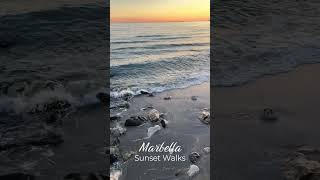 Sunset Walks in Marbella Spain [upl. by Harman]