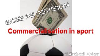 GCSE PE Paper 2commercialisation of sport [upl. by Lippold]