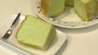 Pandan Chiffon Cake 香兰戚风蛋糕班兰戚风蛋糕 [upl. by Igenia]