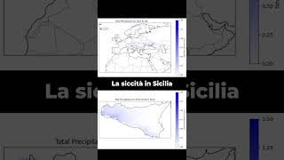 La siccità in Sicilia vista dai satelliti siccita sicilia estate scienza caldo [upl. by Semadar]