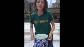 ROSE BYRNE ALS ICEBUCKET CHALLENGE [upl. by Aicatan162]