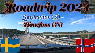 Roadtrip 2024 part 4 Landvetter S  Hønefoss N [upl. by Nayd]