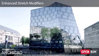 ARCHICAD 22  Enhanced Stretch Modifiers [upl. by Assened]