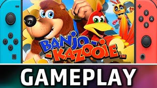 BanjoKazooie  Nintendo Switch Handheld Mode Gameplay [upl. by Enialb]