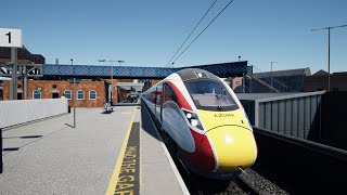 TSW 4 Doncaster To Grantham East Coast Mainline Class 801 LNER  4K 60FPS  No Commentary [upl. by Llertnad]