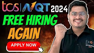 TCS Free NQT 2024 Batch Announced Again  TCS Hiring 2024 Batch  TCS NQT 2024 Batch Registration [upl. by Sugna]