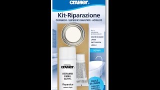 Cramer KitRiparazione per Superfici Smaltate Ceramica amp Acrilico [upl. by Serra]