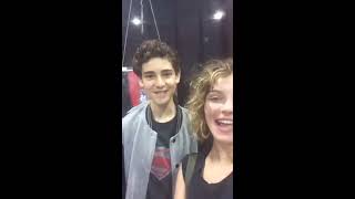 Camren Bicondova and David Mazouz at Denver Comic Con 2016  GOTHAM [upl. by Leuname278]