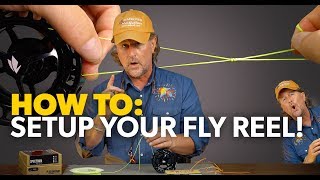 How to SETUP a Fly Fishing Reel StepbyStep Tutorial  2019 [upl. by Yrffoeg590]