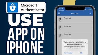 How To Use Microsoft Authenticator App On iPhone 2024 New Update [upl. by Jaworski]