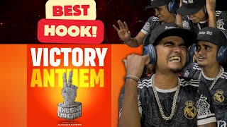 VICTORY ANTHEM Khushi× ‪lashcurry‬ prodby ‪AudiocrackerrBeatz1‬ Official Audio  REACTION [upl. by Htebesile]