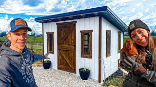 Couple Builds Dream Chicken Coop [upl. by Eslek]