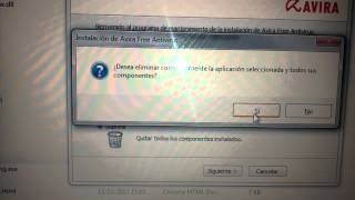 Como desinstalar avira sin el administrador de archivos en windows 7 64 bit 2014 [upl. by Eremehc]