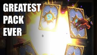 Greatest Hearthstone Pack Call Ever  Hearthstone Beta [upl. by Casmey590]