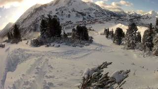 Pulver Schnee in Obertauern Dez 2011 [upl. by Yrkcaz]