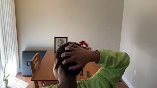 SelfCare ASMR  Head Scratch on Natural Hair soft whispering ASMR Rah [upl. by Eerahs369]