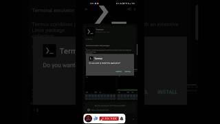 How to download termux in android amp IOS hacker hack termux shorts viral trending [upl. by Busey]