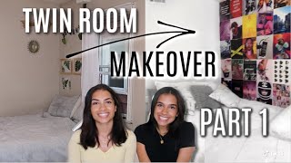 OUR ROOM MAKEOVER  MianTwins [upl. by Aivatnwahs]