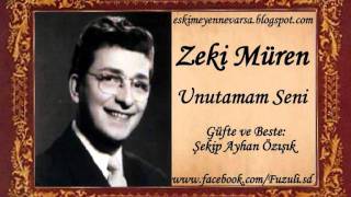 Zeki Müren  Unutamam Seni [upl. by Blondell525]