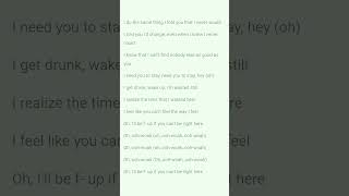 Stay  Justin Bieber Song lyrics lyrics englishsongs music [upl. by Fiore]