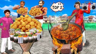 Roadside Pani Puri Wala Golgappa Challenge Radio Rasoiya Street Food Hindi Kahani Hindi Comedy Video [upl. by Yak]