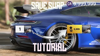 UPDATED Forza Horizon 5 100 Save Game Completion TUTORIAL MAX Credits Unlimited Wheelspins [upl. by Kremer]