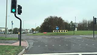 Stirling Corner Roundabout Borehamwood 21 October 2024 [upl. by Nilyak]