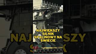 Największy silnik spalinowy na świecie motoryzacja samochody kierowcy statki transport diesel [upl. by Aneleve]