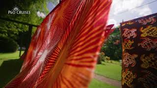 PampO Cruises  Create your own batik in St Kitts Caribbean [upl. by Jorry184]