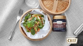 Hoe Maak Ik  Noodles met roerbakgroenten en black garlic  FoodXperiencecom [upl. by Manthei]