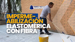 Duradera Resistente y fácil de Aplicar Impermeabilización Elastomérica con Fibra ⛈️🏚️ [upl. by Placida415]