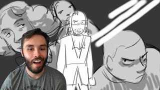 Social Stud Reacts  The Election of 1800 Hamilton animatic pevelis [upl. by Anahtor]