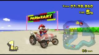 Mario Kart Wii Deluxe With Unrestricted Color Scheme Mod 360 Mario With Medium F Miis Vehicles [upl. by Atinot690]