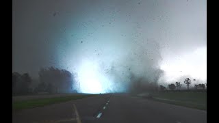 MILTON UPDATE Tornado outbreak in Florida as hurricane approaches [upl. by Leiuqeze]