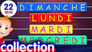 Dimanche Lundi Mardi Collection  ChuChu TV Chansons [upl. by Nolyag]