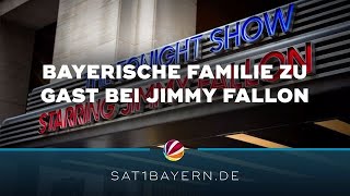 Gerettet in Bayern USTalkmaster Jimmy Fallon lädt Familie nach New York ein [upl. by Liamsi]