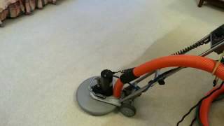 Rotovac 360i with 15 Head lifting 15 of Mercury Carpet Tech Hays KS [upl. by Anelej599]