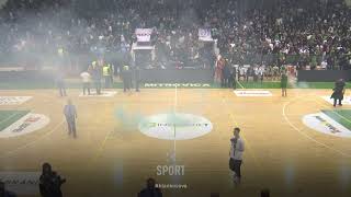 Sulmohen basketbollistët e Pejës në “Minatori” [upl. by Zolly]