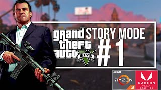 GTA 5  Ryzen 3 3200u Vega 3  Lenovo IdeaPad S145 1 [upl. by Ilohcin]