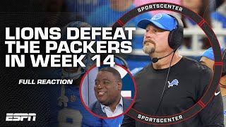 Thats Dan Campbell 🤷‍♂️ Damien Woody reacts to Lions risky plays in win vs Packers  SC [upl. by Ahsrav252]