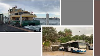 2190ST Transport Vlog 593 Keolis Downer amp Transdev Sydney Ferries Cremorne Point Ferry Wharf [upl. by Siloa]