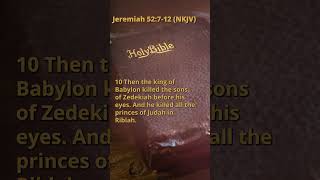 Jeremiah 52712 NKJV [upl. by Patti]