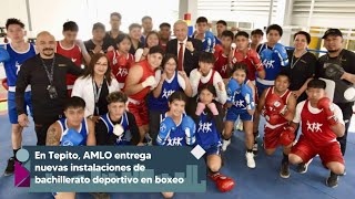 Nuevo plantel Bachillerato Tecnológico de Educación y Promoción Deportiva Tepito Box [upl. by Leirza]