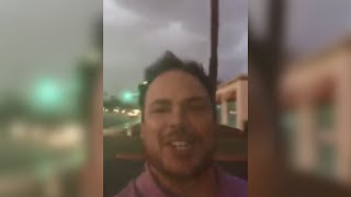 Man Narrowly Avoids Lightning Strike While Broadcasting on Periscope Storyful Crazy [upl. by Suzan]