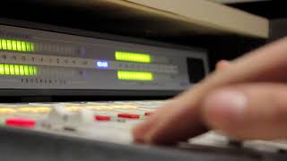 Radio Broadcasting Desk  Copyright Free Stock Footage Clip [upl. by Daren]