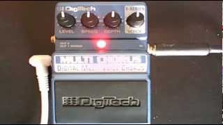 Crazytrainmusic Digitech XSeries Multi Chorus demo [upl. by Matias]